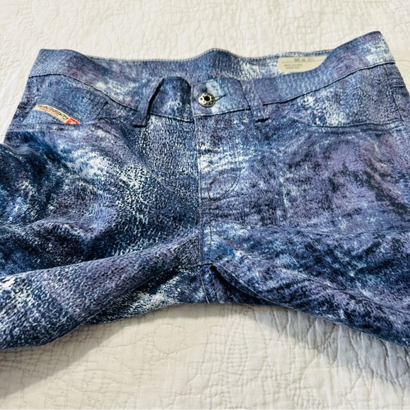 Diesel Women’s Livier -Sp Super Slim Jegging Low Waist Sz.26 Edgy Rock Sleek - Picture 7 of 12